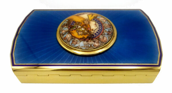 Table Box Renaissance Style with Fine Rectangular Miniature - Image 3