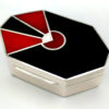 Snuff box Art Deco Black and Red Salimbeni - Image 3