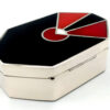 Snuff box Art Deco Black and Red Salimbeni - Image 5