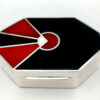 Snuff box Art Deco Black and Red Salimbeni - Image 8