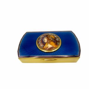 Table Box Renaissance Style with Fine Rectangular Miniature