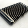 Cigarette Case black lines and hematite stone Sterling Silver Salimbeni - Image 3