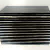 Cigarette Case black lines and hematite stone Sterling Silver Salimbeni - Image 6
