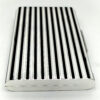 Cigarette Case fired Enamel stripes in Art Deco style Sterling Silver Salimbeni - Image 4