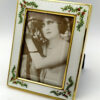 Photo Frame enamel fired on guilloche and hand-painted miniature Sterling Silver - Image 2