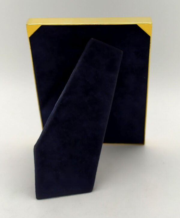 Photo Frame enamel fired on guilloche and hand-painted miniature Sterling Silver - Image 7