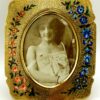 Picture Frame floral engraving and hand-painted Sterling Silver Salimbeni - Image 7